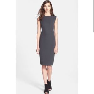 Vince Charcoal Rib Knit Sleeveless Dress Size XS